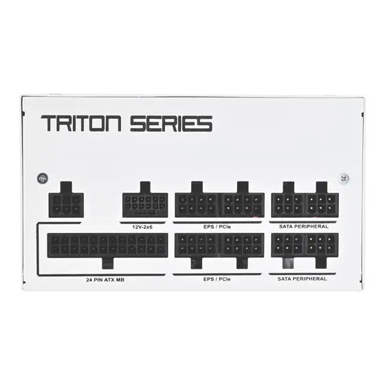 SilverStone Triton 1000Rz Cybenetics Gold 1000W Power Supply - White - PakByte Computers
