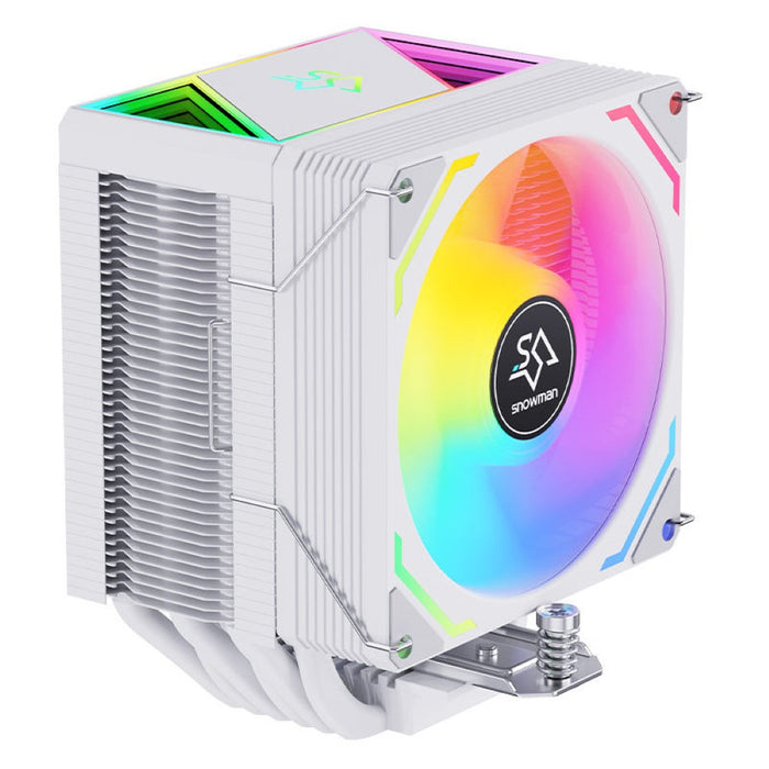 Snowman MX96-V4 ARGB CPU Cooler – White - PakByte Computers