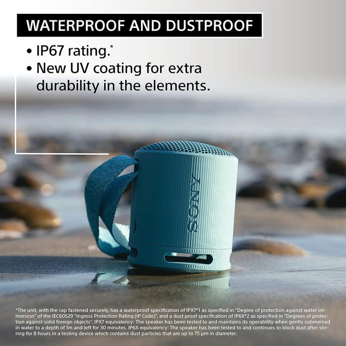 Sony SRS-XB100 Wireless Bluetooth Portable Speaker - Blue - PakByte Computers