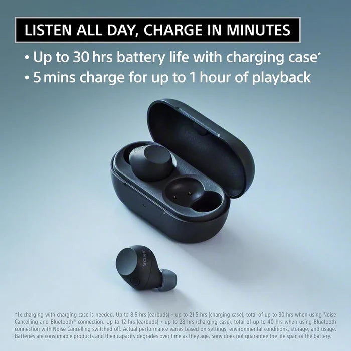 Sony WF-C710N Truly Wireless Noise-Canceling Earbuds - Black - PakByte Computers
