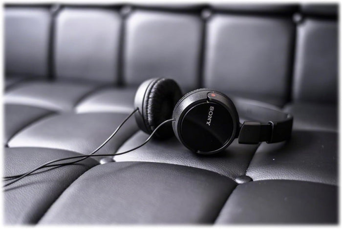 Sony ZX Series MDR-ZX110AP Wired On-Ear Headphones with Mic - Black - PakByte Computers