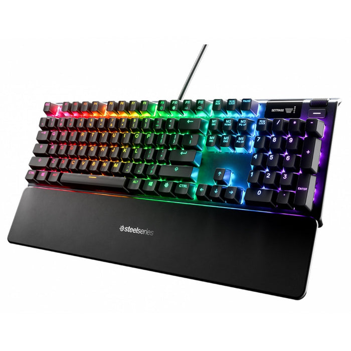 SteelSeries Apex 5 Hybrid Mechanical Gaming Keyboard - Blue Switches - PakByte Computers