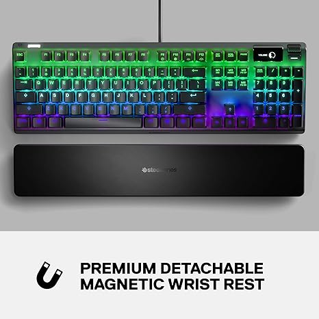 SteelSeries Apex 7 Mechanical Gaming Keyboard Linear Red Switches
