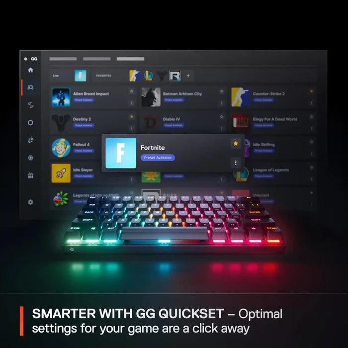 SteelSeries Apex Pro Mini Gen 3 Mechanical Gaming Keyboard