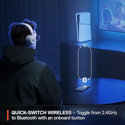 SteelSeries Arctis Nova 5 Wireless Headphone - White - PakByte