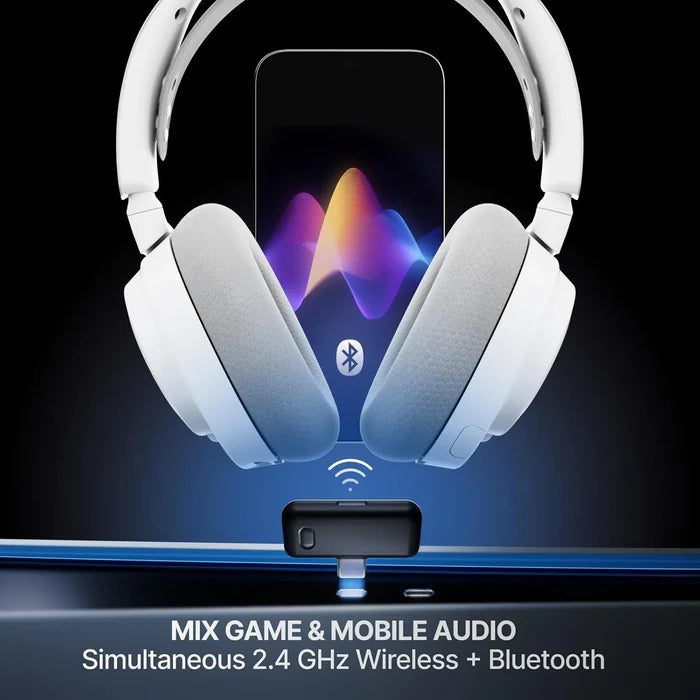 SteelSeries Arctis Nova 7 Gen 2 Wireless Multi-Platform Gaming Headset - White