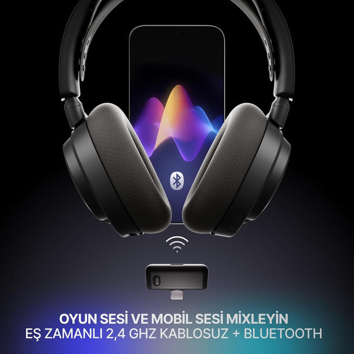 SteelSeries Arctis Nova 7 Wireless Gen 2 Multi-Platform Gaming Headset - Black