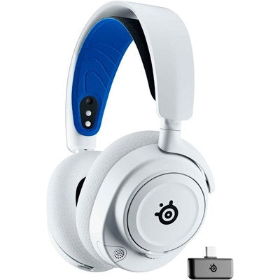 SteelSeries Arctis Nova 7P Wireless Gaming Headset for PS5, PS4 - White 61561 - PakByte Computers
