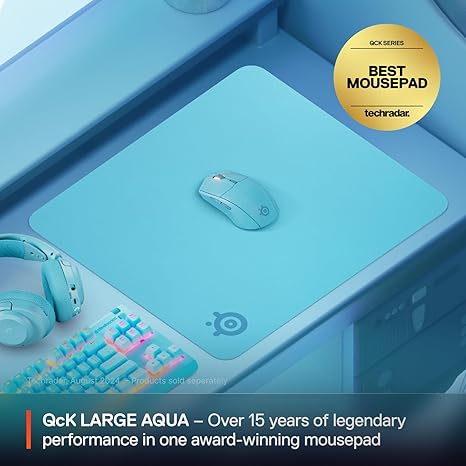SteelSeries QcK Medium Mousepad - Aqua
