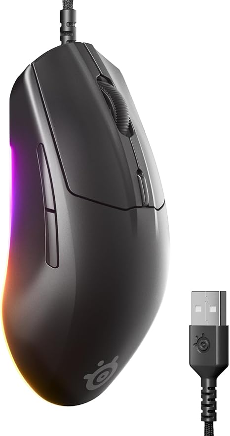 SteelSeries Rival 3 Gen 2 Wired Gaming Mouse -Black