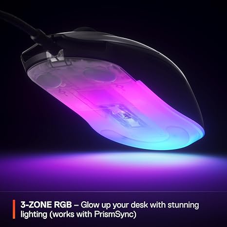 SteelSeries Rival 3 Gen 2 Wired Gaming Mouse -Black