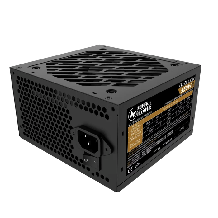 Super Flower Zillion 550W 80 Plus Bronze Power Supply - EasySkins, Inc.