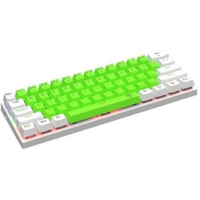 T-DAGGER Arena T-TGK321 Mechanical Gaming Keyboard - Green/White - PakByte Computers