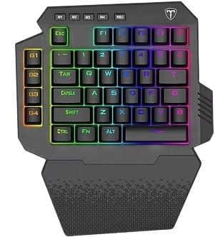 T-Dagger Capri TGK318 One Handed Gaming Keyboard - PakByte Computers