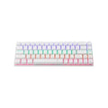 T-Dagger VIATOR TGK325W Red Switches Mechanical Gaming Keyboard -White - PakByte Computers
