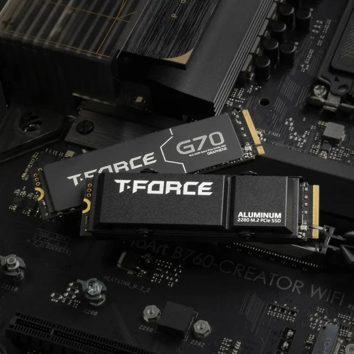 TeamGroup T-Force G70 PRO Graphene Heatsink 2TB NVMe  PCIe Gen4 Internal SSD - PakByte Computers