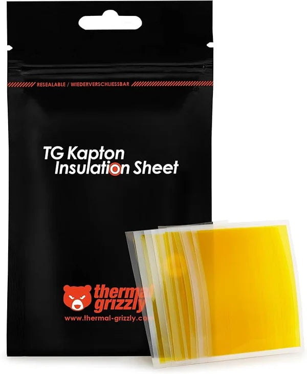 Thermal Grizzly Kapton Insulation Sheet - 50x Stripes (10x60mm) - PakByte Computers