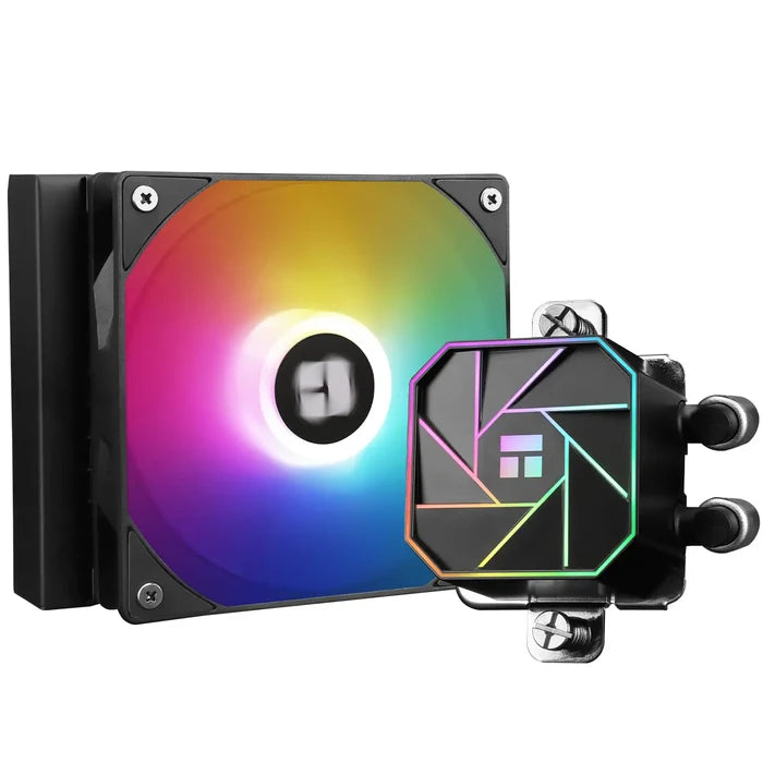 Thermalright Aqua Elite 120 V3 Liquid CPU Cooler, PWM ARGB Fan with S-FDB Bearings - Black - PakByte Computers