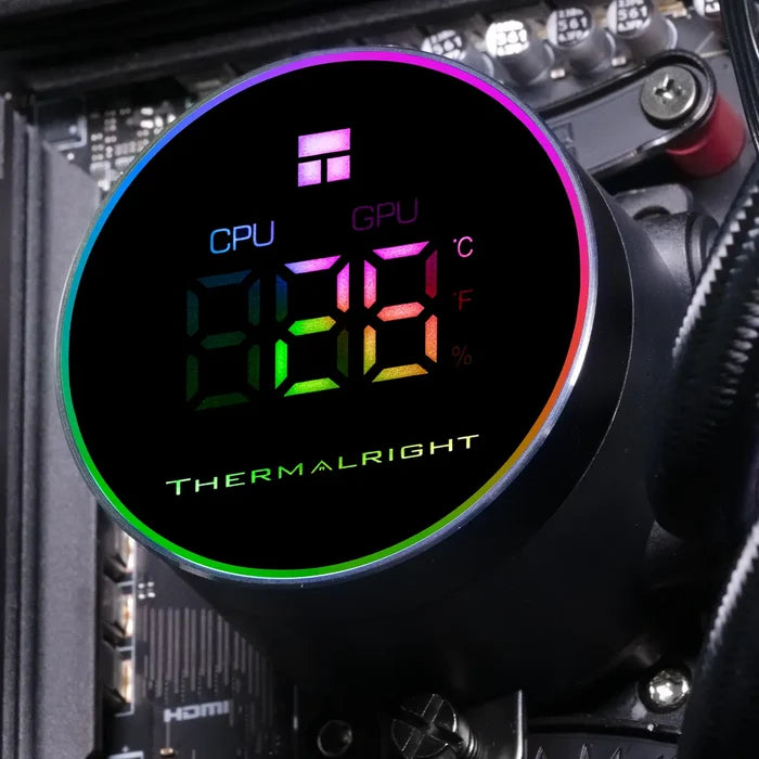 Thermalright Frozen Magic 360 Digital ARGB V2 AIO Liquid CPU Cooler - Black - PakByte Computers