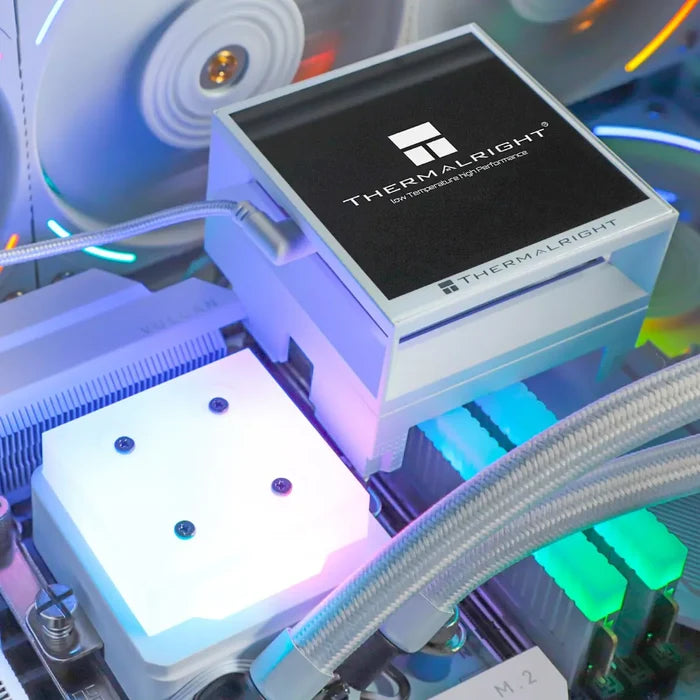 Thermalright Hyper Vision 360 ARGB AIO CPU Liquid Cooler - White - PakByte Computers