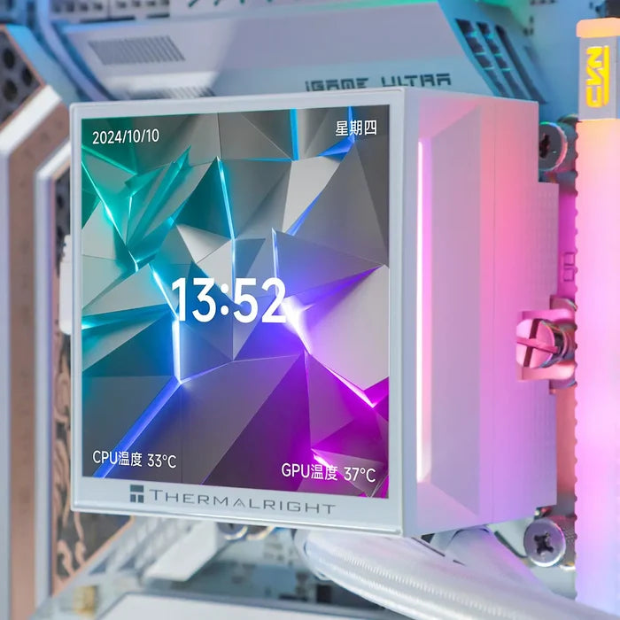 Thermalright Hyper Vision 360 ARGB AIO CPU Liquid Cooler - White - PakByte Computers