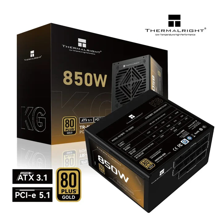 Thermalright KG-850 850W 80 Plus Gold Fully Modular Power Supply - PakByte Computers