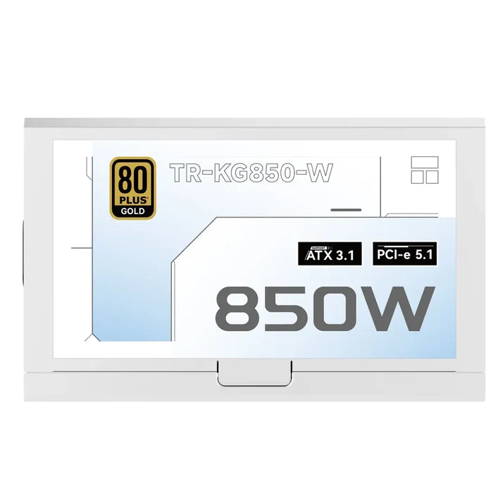 Thermalright KG-850-W 850W 80 Plus Gold Fully Modular Power Supply - White - PakByte Computers