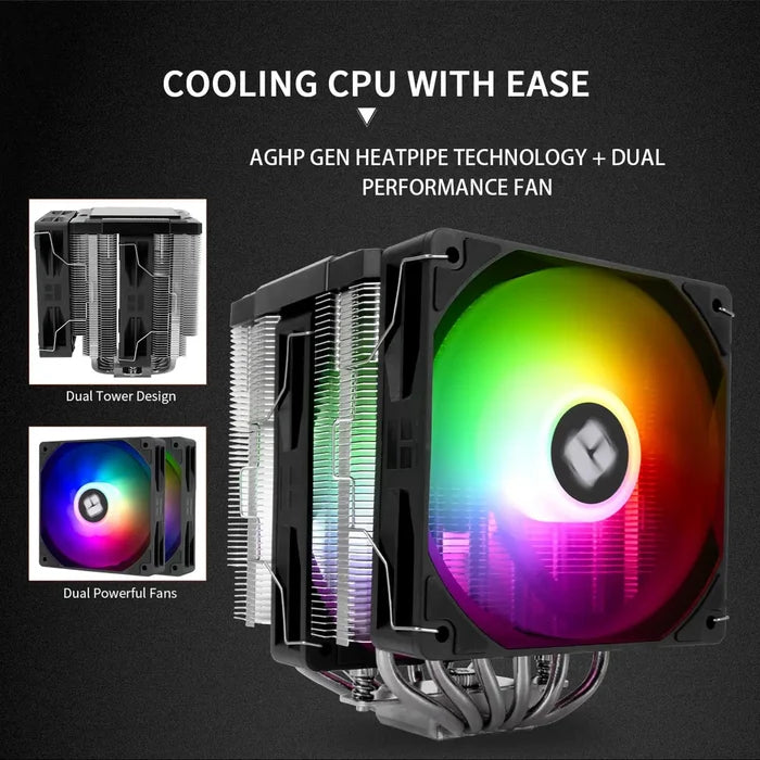Thermalright Peerless Assassin 120 Digital ARGB CPU Air Cooler - Black - PakByte Computers
