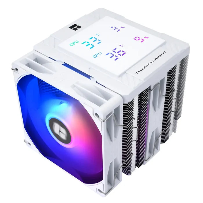 Thermalright Peerless Assassin 120 Digital ARGB White CPU Air Cooler - White - PakByte Computers