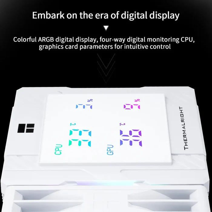 Thermalright Peerless Assassin 120 Digital ARGB White CPU Air Cooler - White - PakByte Computers