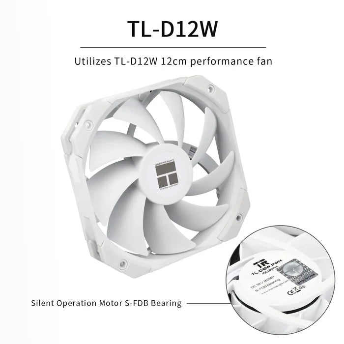 Thermalright Peerless Assassin 120 Mini  CPU Air Cooler - White - PakByte Computers