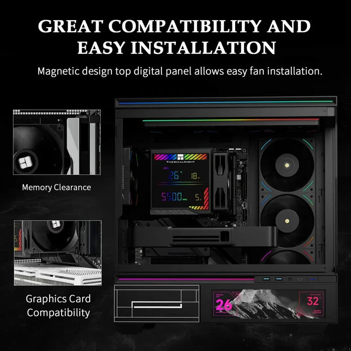 Thermalright Peerless Assassin 140 Digital CPU Cooler - Black - PakByte Computers