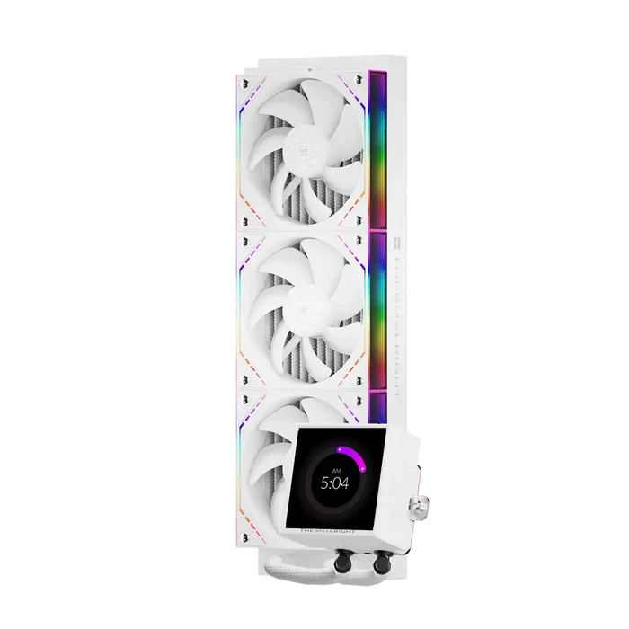 Thermalright Peerless Vision 240 ARGB 3.95" LCD Square Screen CPU Liquid Cooler - White