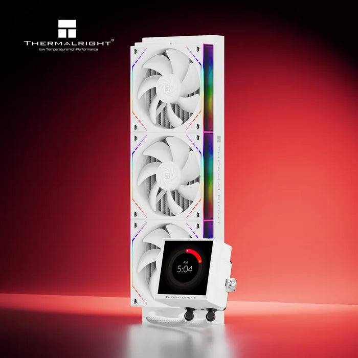 Thermalright Peerless Vision 240 ARGB 3.95" LCD Square Screen CPU Liquid Cooler - White