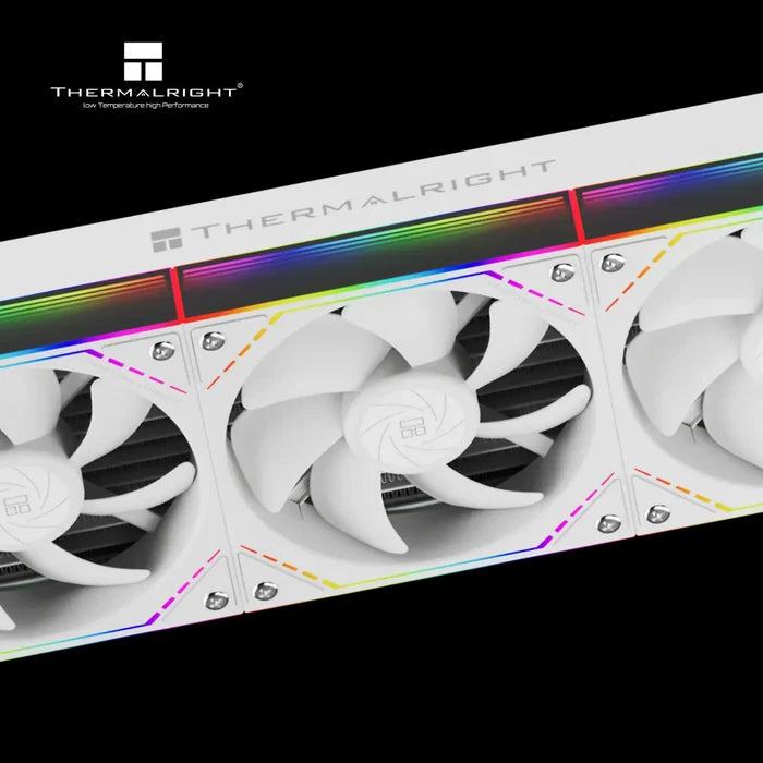 Thermalright Peerless Vision 240 ARGB 3.95" LCD Square Screen CPU Liquid Cooler - White