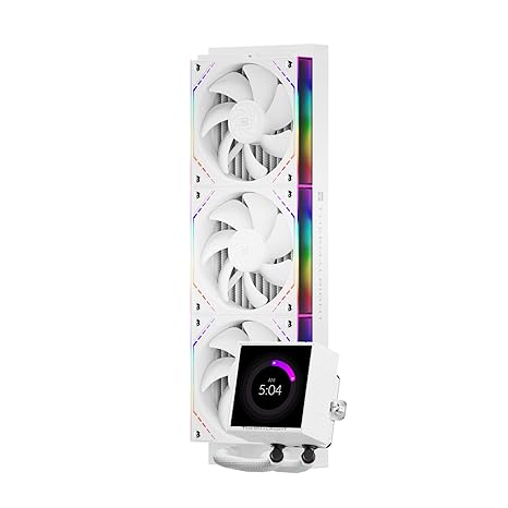 Thermalright Peerless Vision 360 ARGB 3.95" LCD Square Screen CPU Liquid Cooler - White