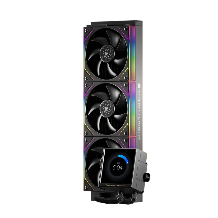 Thermalright Peerless Vision 360 ARGB 3.95" LCD Square Screen CPU Liquid Cooler - Black