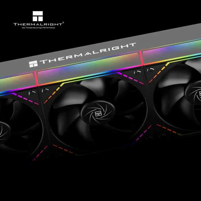 Thermalright Peerless Vision 360 ARGB 3.95" LCD Square Screen CPU Liquid Cooler - Black