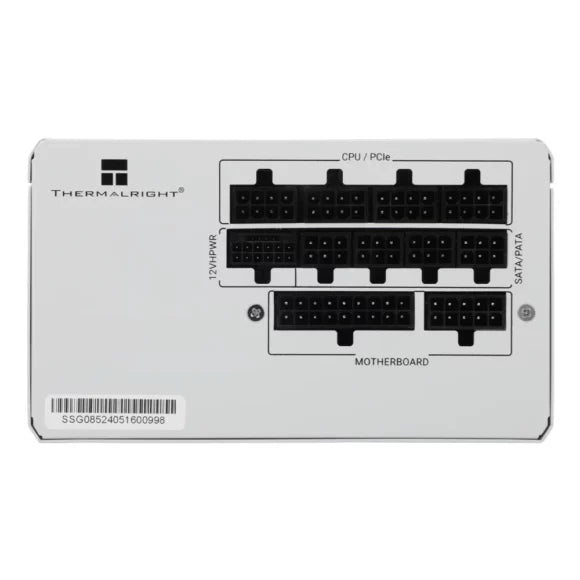 Thermalright SG-850-W 850W ATX 3.1 PCIe 5.1 80+ Gold Full Modular Power Supply White - PakByte