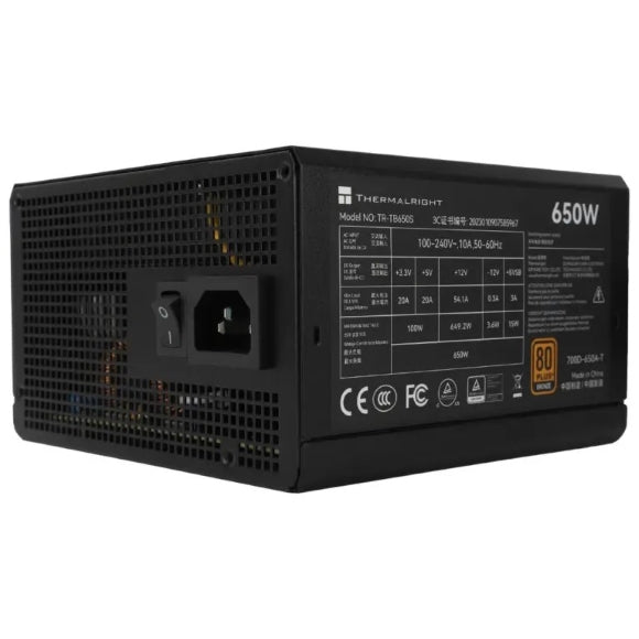 Thermalright TB-650S 650W 80+ Bronze Power Supply - PakByte