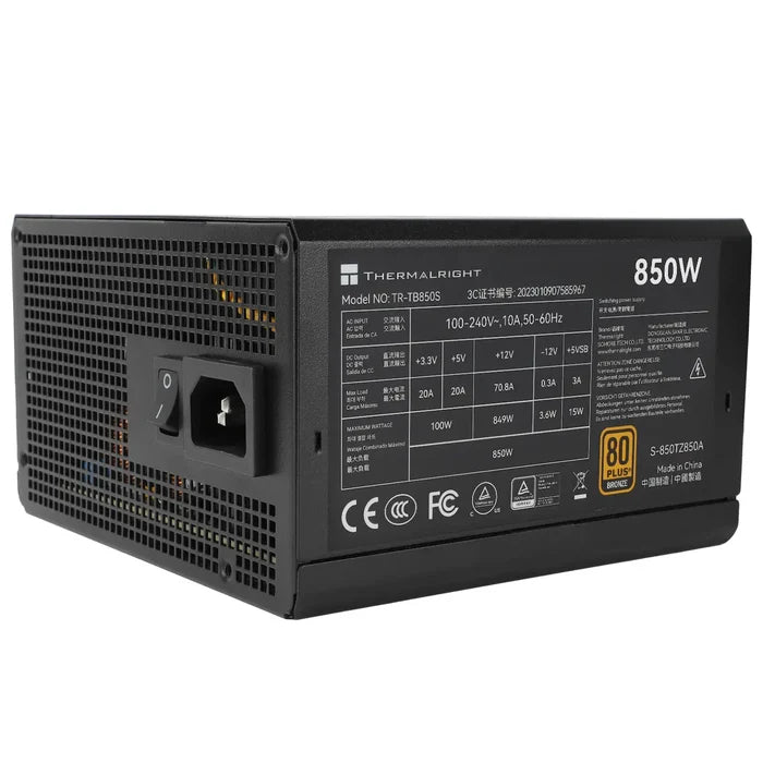 Thermalright TB-850S 850W 80 Plus Bronze Power Supply - PakByte Computers