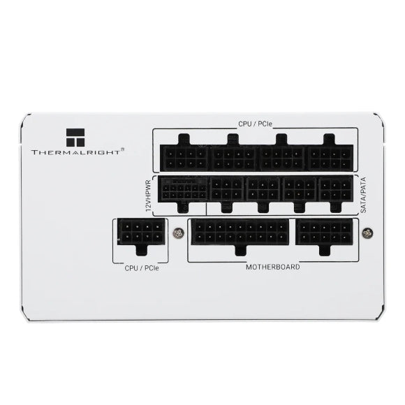 Thermalright TG-1000-W 1000W ATX 3.0 PCIe 5.0 80+ Gold Full Modular Power Supply White - PakByte