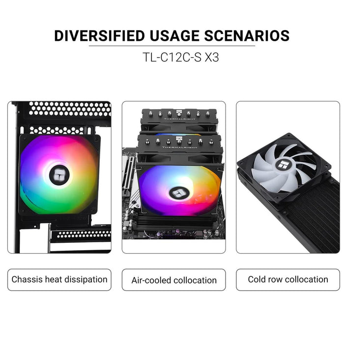Thermalright TL-C12C-S X3 CPU Fan - PakByte