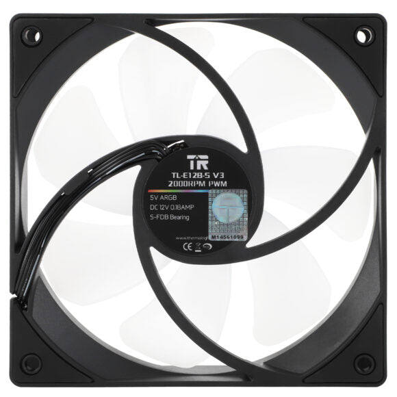 Thermalright TL-E12B-S V3 120mm Black ARGB CPU Fan - PakByte