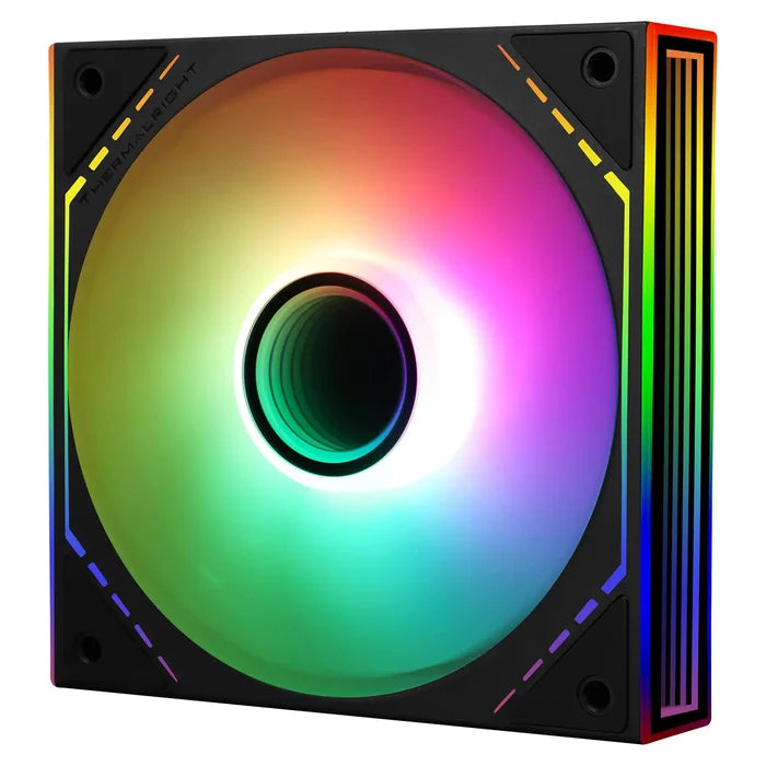 Thermalright TL-M12R-S Reverse CPU ARGB Fan 120mm Case Cooler Fan ARGB - Black - PakByte Computers