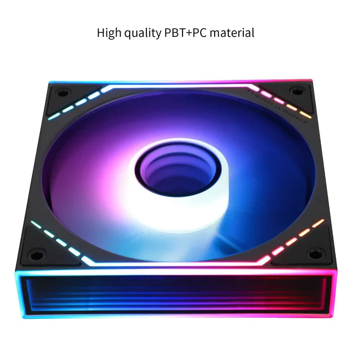 Thermalright TL-M12R-S Reverse CPU ARGB Fan 120mm Case Cooler Fan ARGB - Black - PakByte Computers