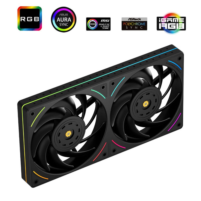 Thermalright TL-UB24 2 IN 1 ARGB 240mm Case Fan – Black