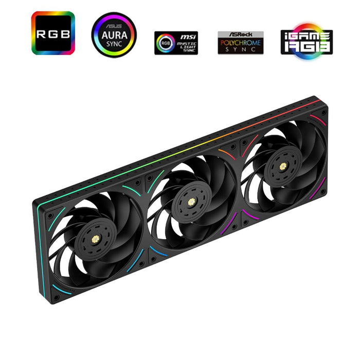 Thermalright TL-UB36R 2 IN 1 ARGB 240mm Case Fan – Black