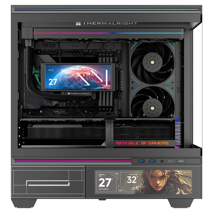 Thermalright TL-UB36R 2 IN 1 ARGB 240mm Case Fan – Black