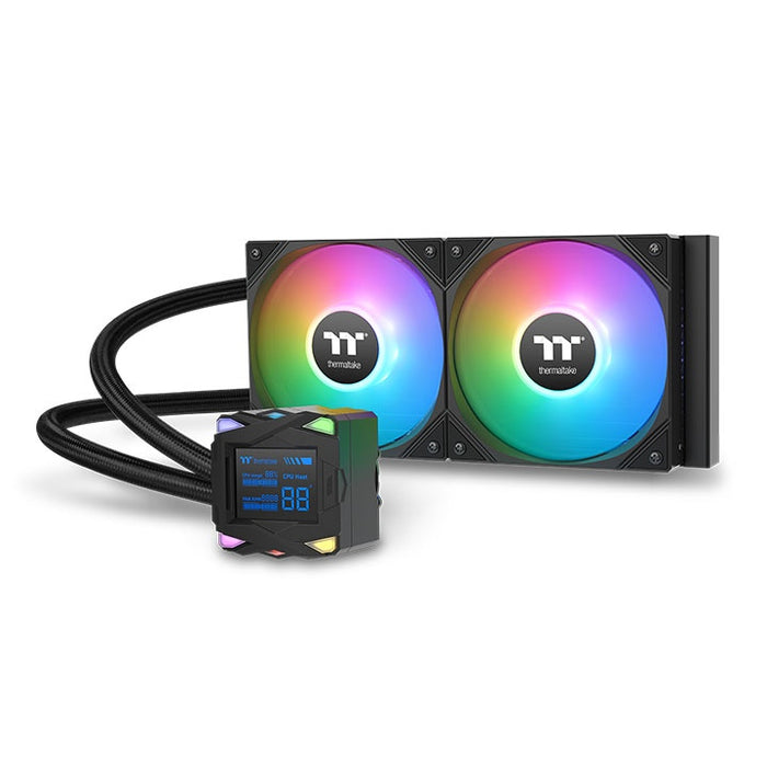 Thermaltake LA240-S ARGB Sync AIO Liquid CPU Cooler – Black - PakByte Computers